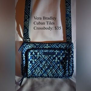 Vera Bradley Cuban Tiles Crossbody Bag